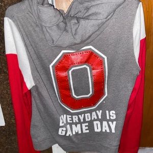 Buckeyes Victoria Secret Bedazzled Zip Up